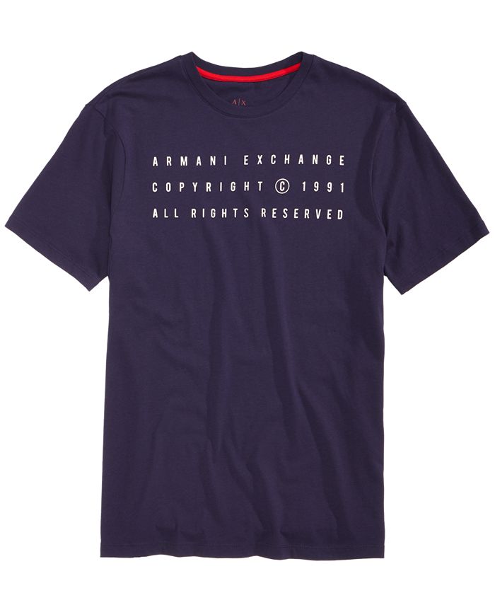A|X Armani Exchange Armani Exchange Men's Graphic-Print T-Shirt ...