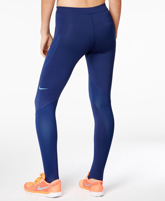 Nike Pro Hyperwarm Fleece-Lined Leggings - Macy's