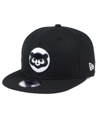 cubs black snapback