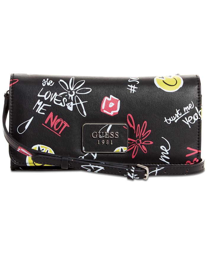 GUESS Cool School Crossbody Wallet on a String Macy s