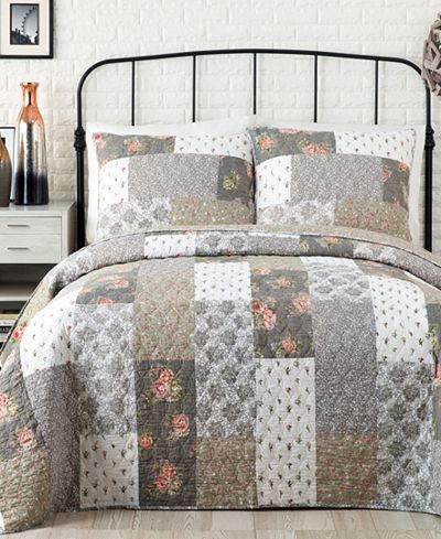 Jessica Simpson Floribunda Cotton Quilt and Sham