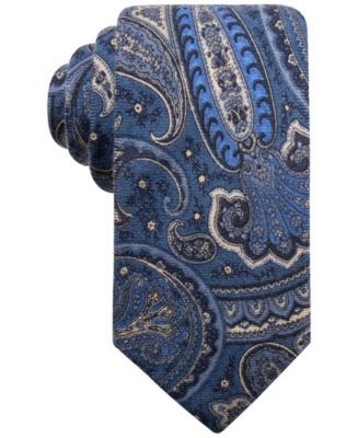Tasso Elba Men's Paisley Wool Tie, Created for Macy's - Macy's