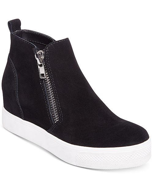 steve madden wedge sneakers macy's