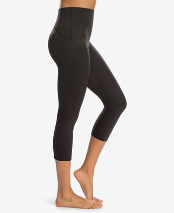 SPANX Women's Active Tummy Shaping Cropped Compression Leggings