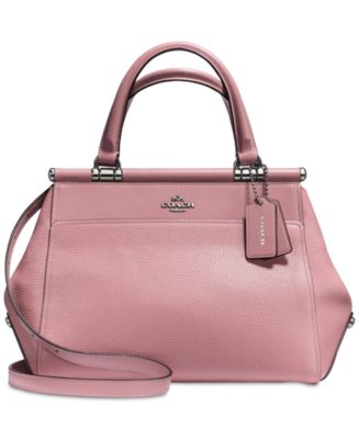 COACH Grace Colorblock Bag in Smooth Leather - Macy's