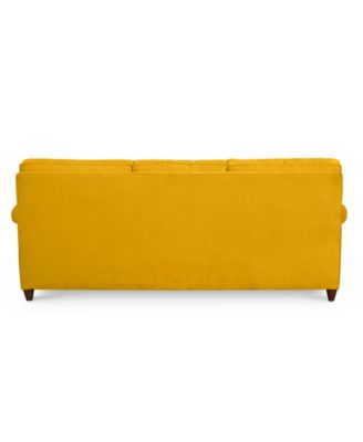 Lidia 82" Fabric 2-Pc. Reversible Chaise Sectional Sofa with Storage Ottoman - Custom Colors