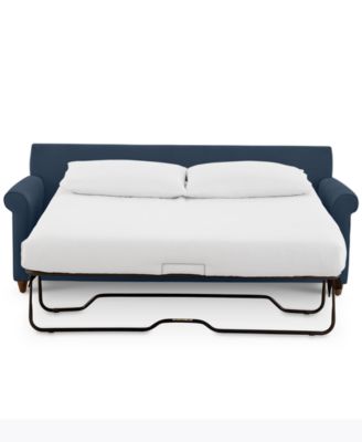 Lidia 82" Fabric 2-Pc. Chaise Sectional Queen Sleeper Sofa with Storage Ottoman - Custom Colors, Created for Macy's