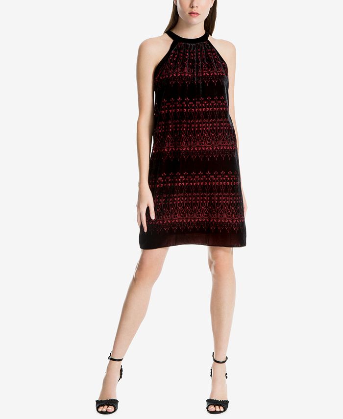 Max studio velour best sale dress