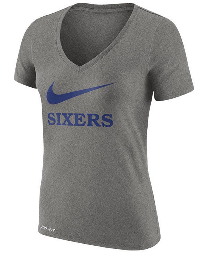 Nike Women's Philadelphia 76ers Swoosh T-Shirt - Macy's