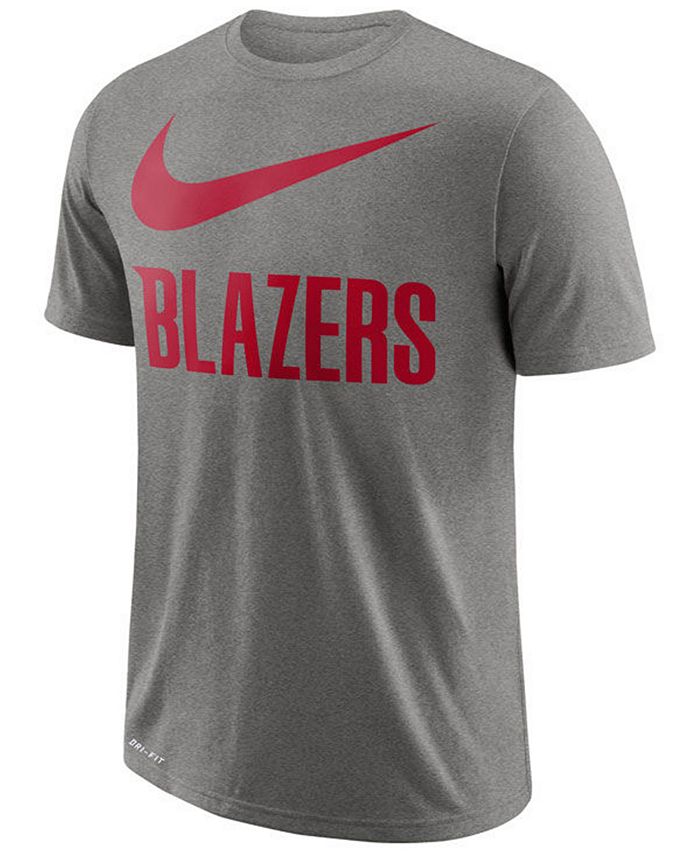 Nike Men's Portland Trail Blazers Swoosh Legend Team T-Shirt - Macy's