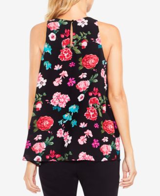 Vince Camuto Floral-Print Top - Macy's