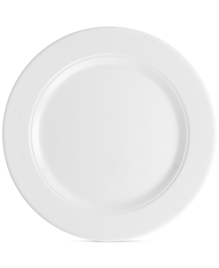 Q Squared - Diamond 10.5" Round Melamine Dinner Plate, Set of 4