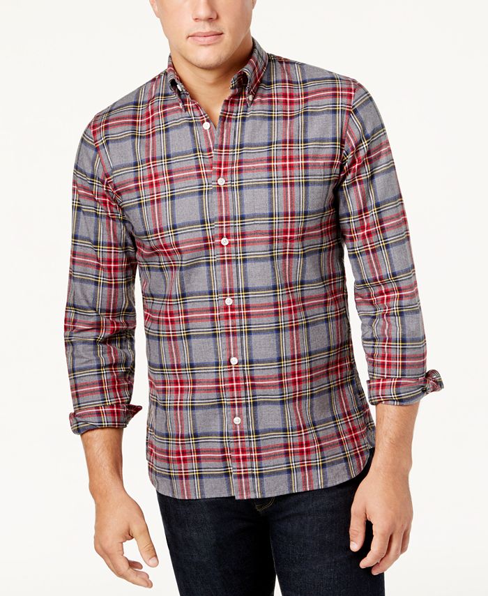 Brooks Brothers Men's Tartan Flannel Shirt & Reviews - Casual Button ...