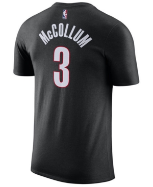 Nike Men's C.J. McCollum Portland Trail Blazers Name & Number Player T-Shirt