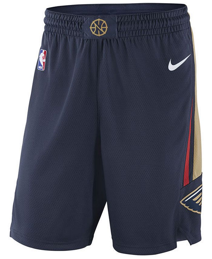 Nike Men's New Orleans Pelicans Icon Swingman Shorts - Macy's