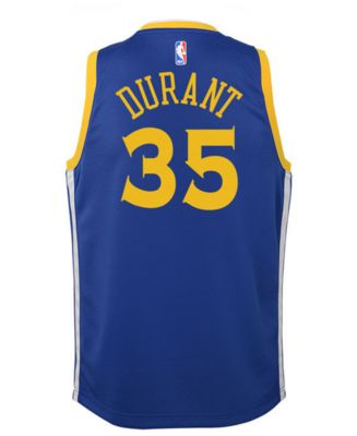 Nike Kevin Durant Golden State Warriors Icon Swingman Jersey, Big Boys ...