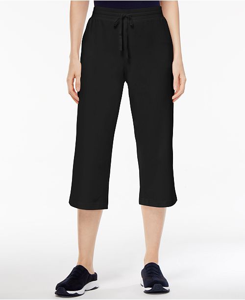 karen scott drawstring capris