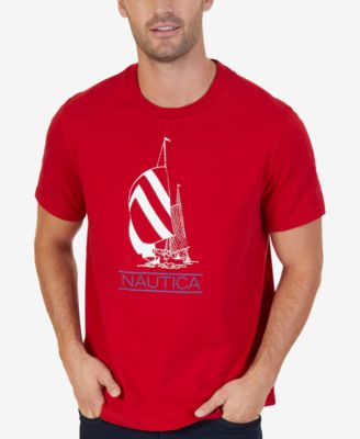 Nautica - Men's Sailboat Logo-Print T-Shirt