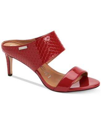 Calvin Klein Women&#39;s Cecily Dress Sandals, Created For Macy&#39;s & Reviews - Heels & Pumps - Shoes ...