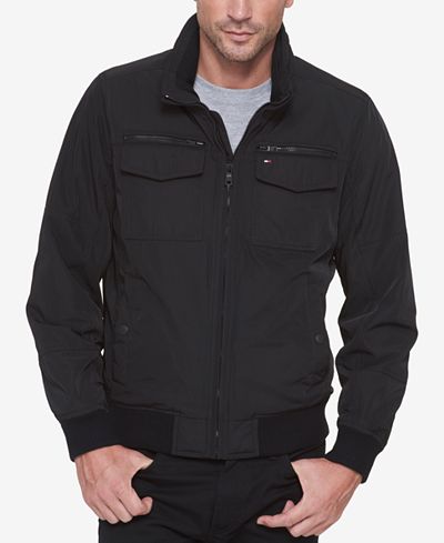 Tommy Hilfiger Performance Bomber Jacket - Coats & Jackets - Men - Macy's