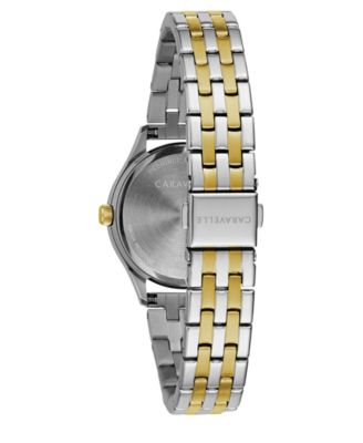  Women's Two-Tone Stainless Steel Bracelet Watch 32mm