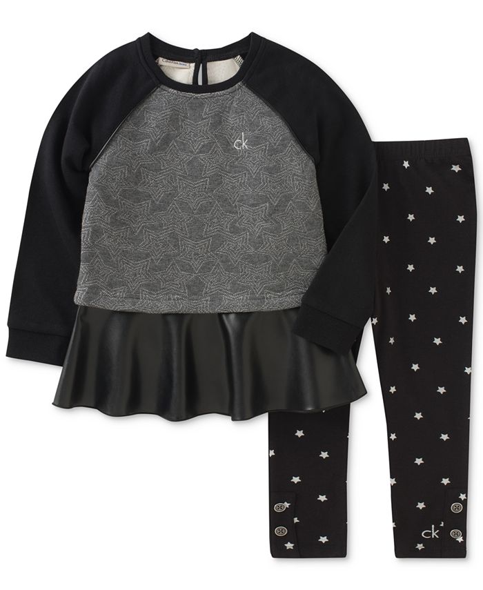 Calvin klein girls leggings hot sale