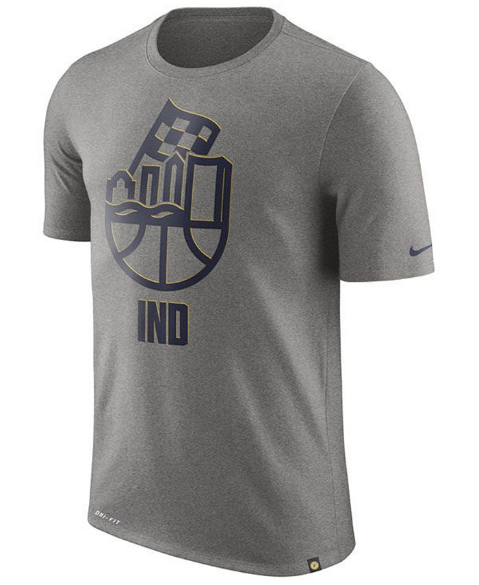 Nike Men's Indiana Pacers Dri-FIT Driblend Cityscape T-Shirt - Macy's