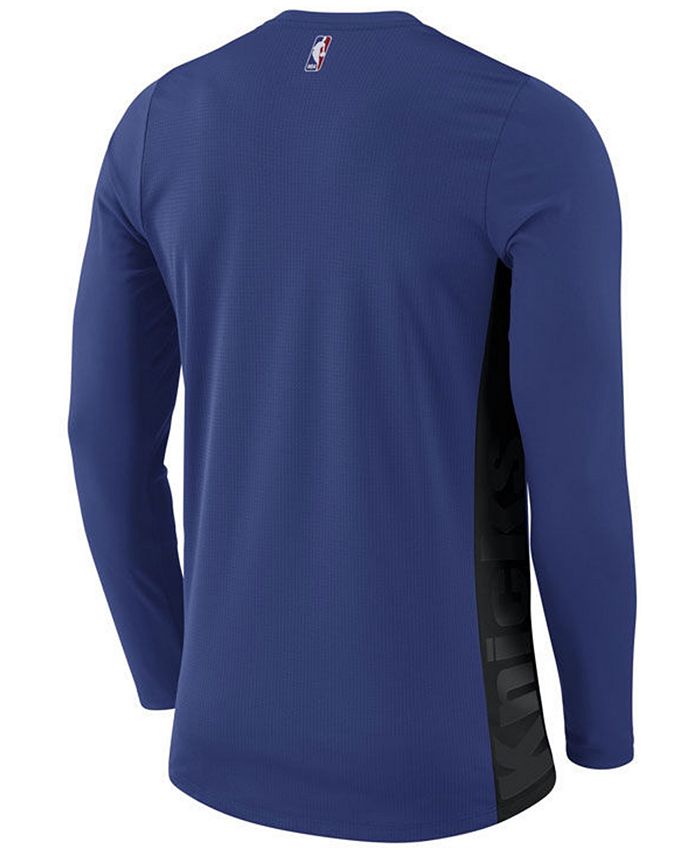 Nike Men's New York Knicks Hyperlite Shooter Long Sleeve T-Shirt - Macy's