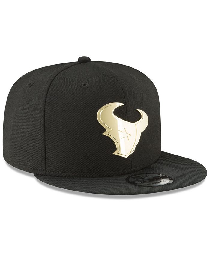 New Era Houston Texans O'Gold 9FIFTY Snapback Cap - Macy's
