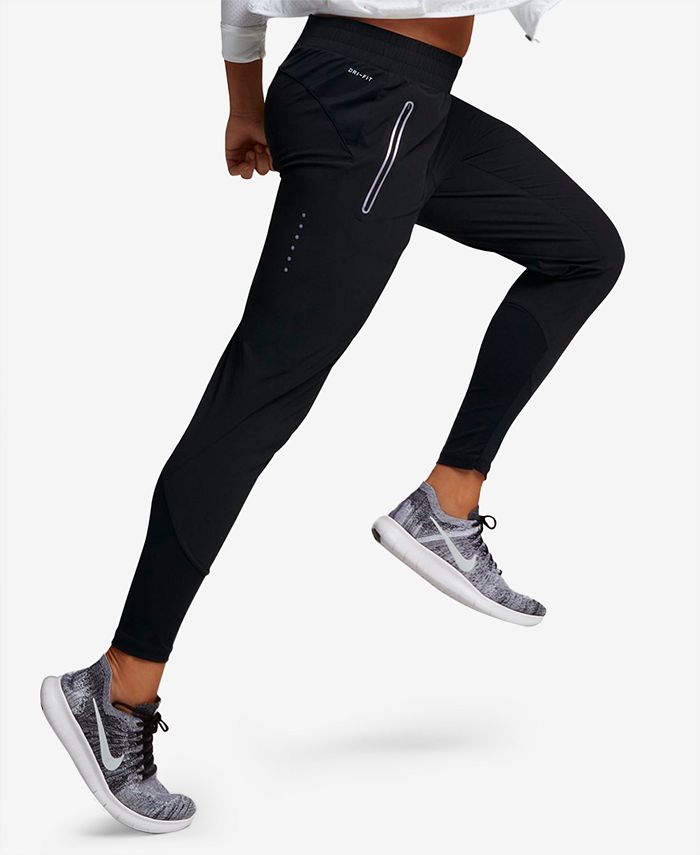 brown cuffed joggers
