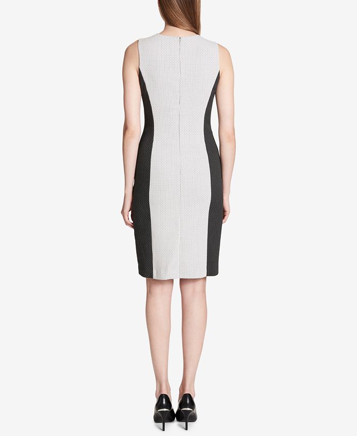 Calvin Klein Colorblocked Sheath Dress, Regular & Petite - Macy's