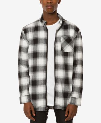 flannel zip jacket