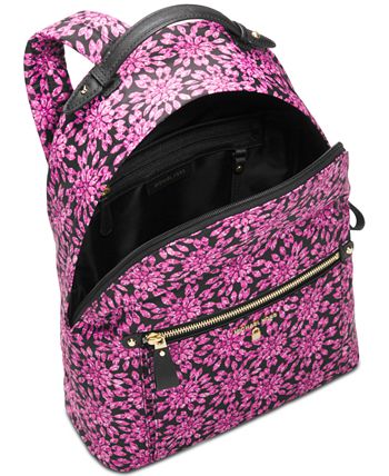 Shop for Michael Kors Black Kelsey Star Print Large Backpack