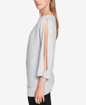 Tommy Hilfiger Split-Sleeve Sweater, Created for Macy's