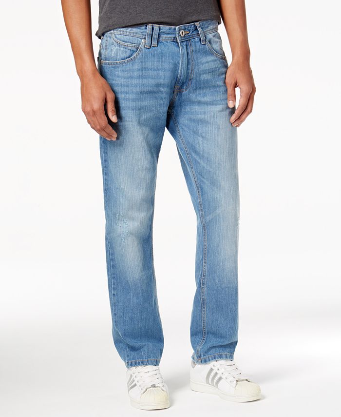 Sean John Men's RelaxedFit StraightLeg Destroyed Jeans, Created for