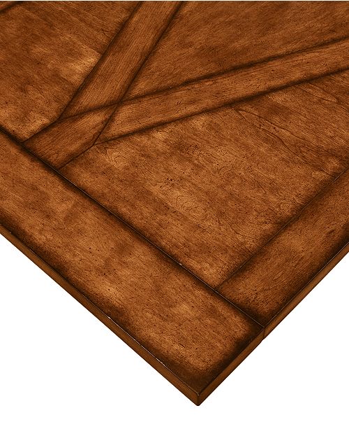 Furniture Mandara Expandable Dining Trestle Table with Hidden Storage