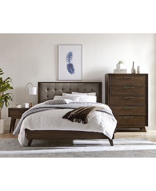 Closeout Jollene Upholstered Bedroom Furniture Collection Created For Macy S