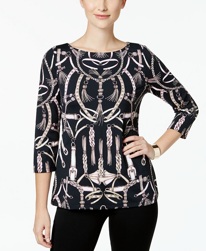 Charter Club BoatNeck Top, Created for Macy's Macy's