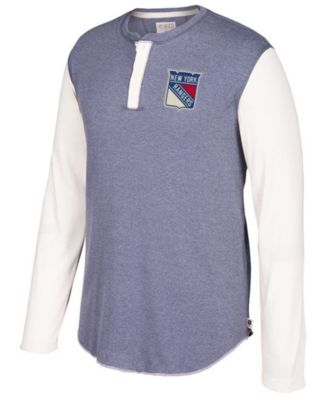 York Rangers Long Sleeve Henley Shirt 