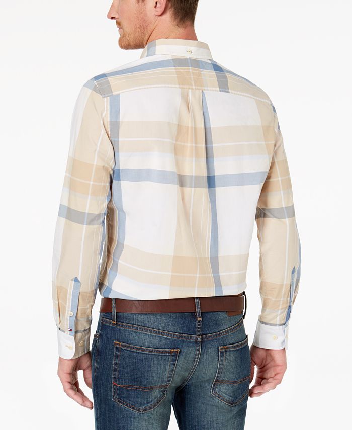 Tommy Hilfiger Men's Plaid Shirt, Created for Macy's Macy's