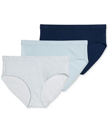 Jockey Women's Underwear Elance Hipster - 3 Pack, White, 7