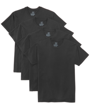Hanes Men's 4-Pk Platinum Stretch T-Shirts