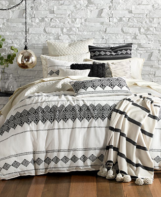 Lucky Brand Embroidered Ikat Bedding, Ikat Bedding Sets