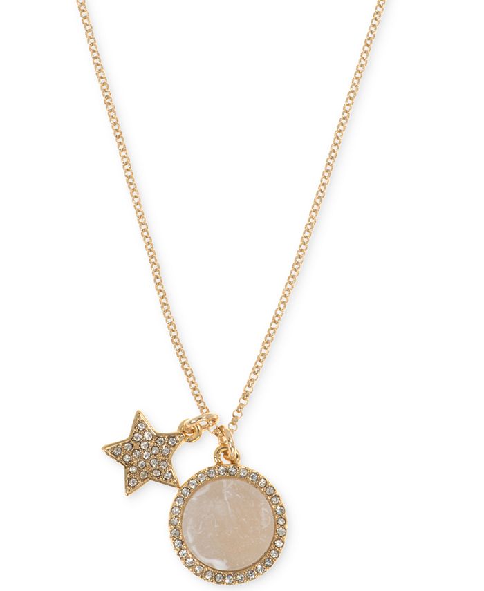 Ivanka Trump Rose Gold-Tone Two-in-One Star and Moon Charm Pendant ...