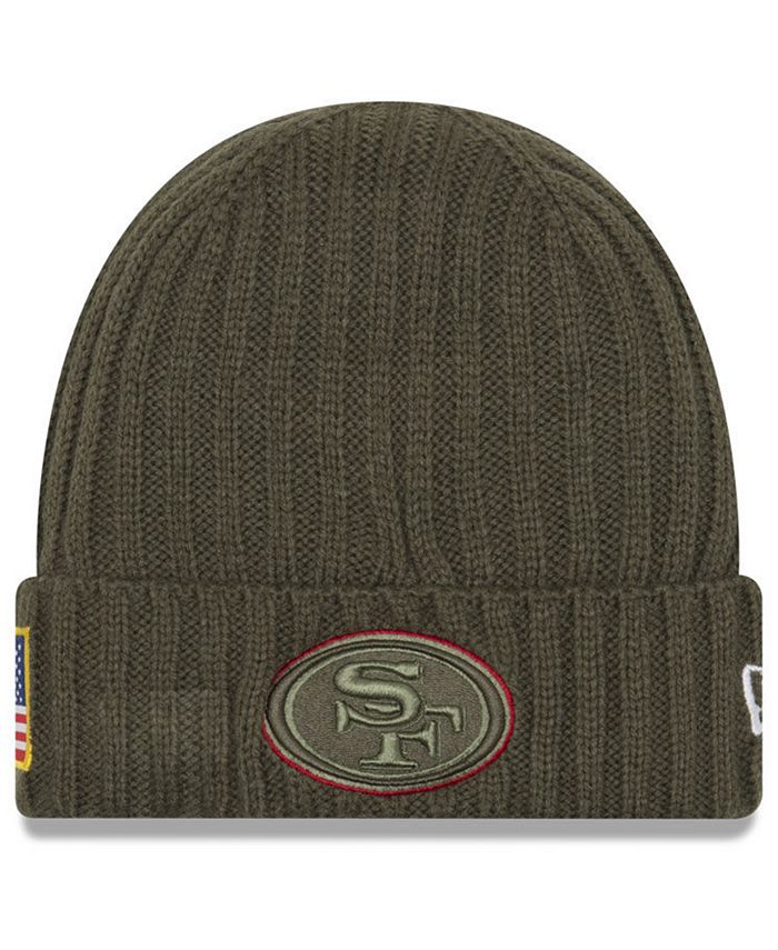 49ers salute to discount service beanie