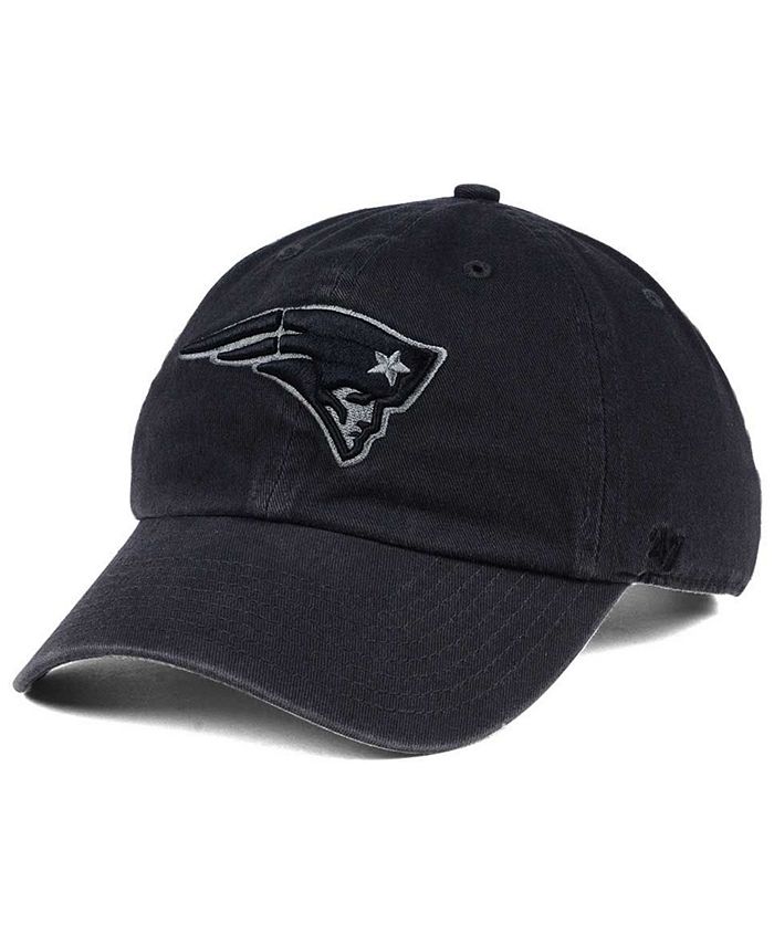 '47 Brand New England Patriots Dark Charcoal CLEAN UP Cap - Macy's