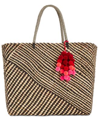 INC International Concepts I.N.C. Stella Woven Beach Tote, Created for ...