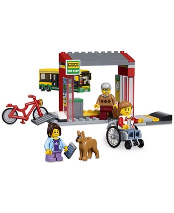 LEGO® City 337-Pc. Town Bus Station Set 60154 - Macy's