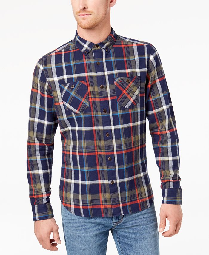 Tommy Hilfiger Men's Plaid Shirt & Reviews - Casual Button-Down Shirts ...
