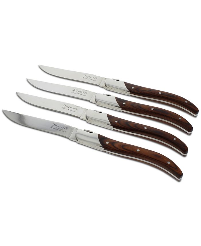 French Home Laguiole Connoisseur Rosewood Steak Knives, Set of 4 Macy's